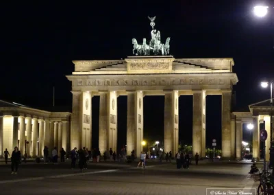 La porte de Brandebourg à BERLIN en Allemagne