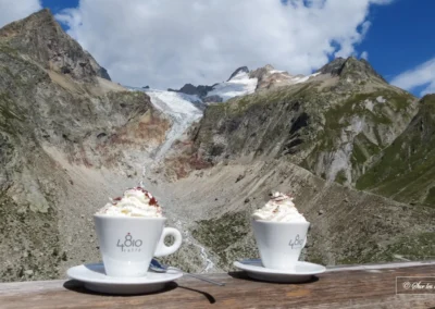 Le glacier du pré de Bard depuis le refuge Elena